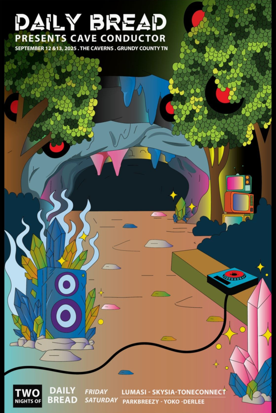 Daily Bread Caverns Poster / Print  [LE 25]