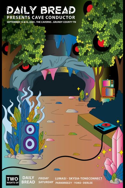 Daily Bread Caverns Poster / Print  [LE 25]