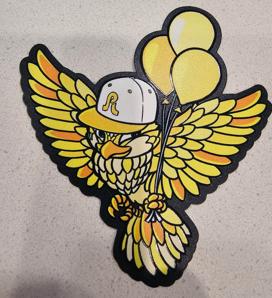 Pretty Lights YellowBird V2 Spot UV sticker from Illumination Lab