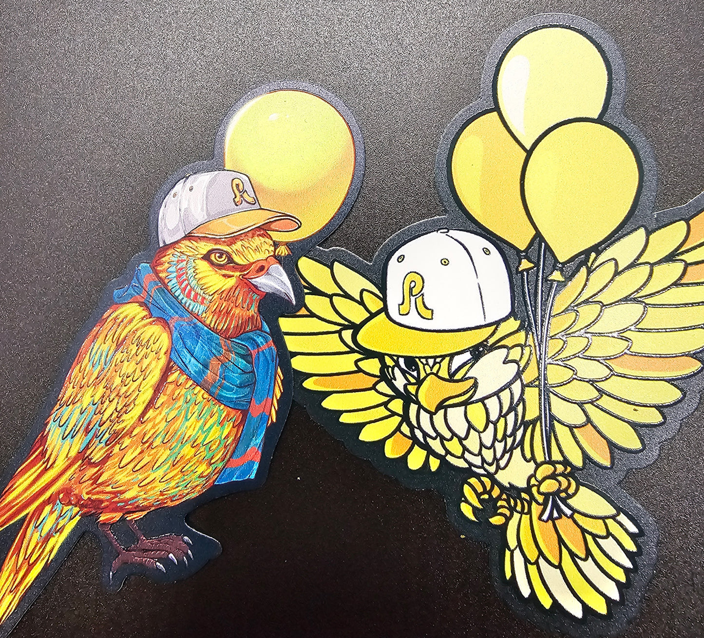 Yellow Bird V1 & V2 Sticker Pack  [ILLUMINATION FUND-RAISING CAMPAIGN]