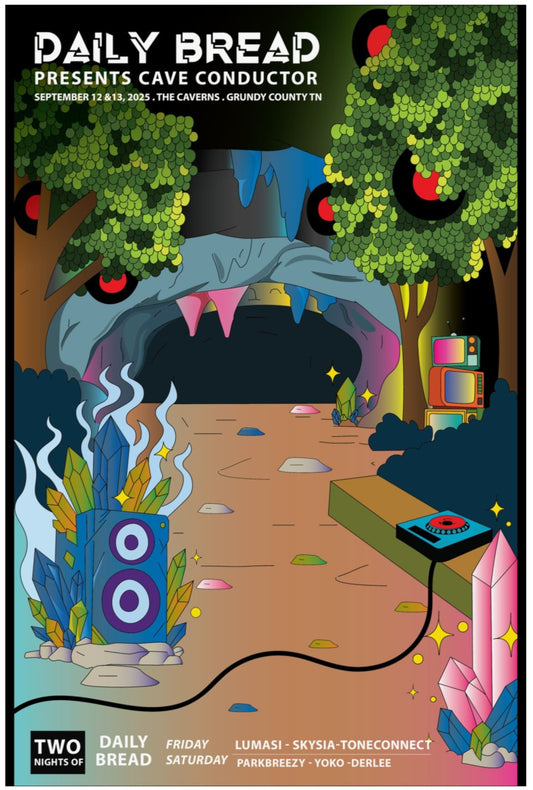 Daily Bread Caverns Poster / Print  [LE 25]