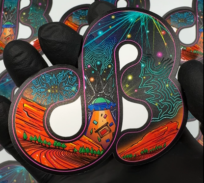 DB Logo UFO Sticker