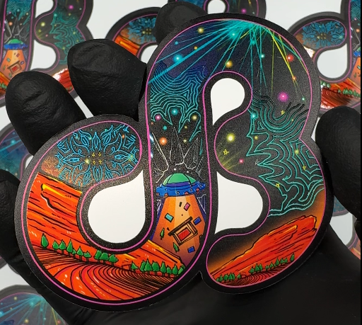 DB Logo UFO Sticker