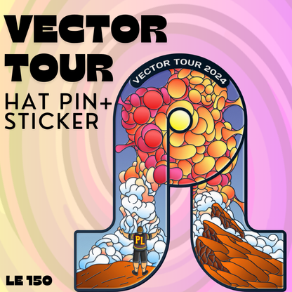 PL Vector Tour Pin + Sticker Bundle  [LE 150]