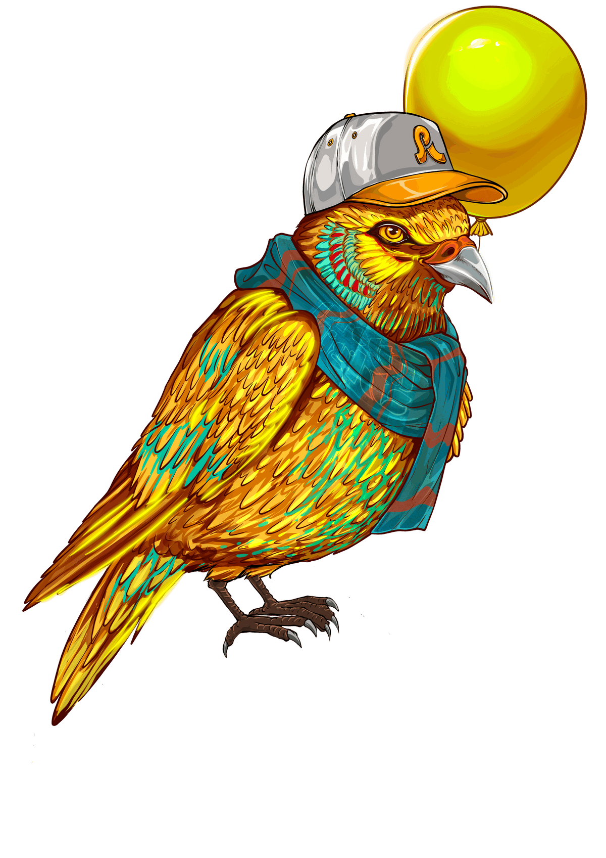 YellowBird V1 artwork for Pretty Lights UV transfer decal from Illumination Lab