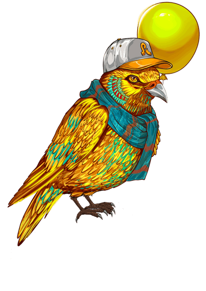 YellowBird V1 artwork for Pretty Lights UV transfer decal from Illumination Lab