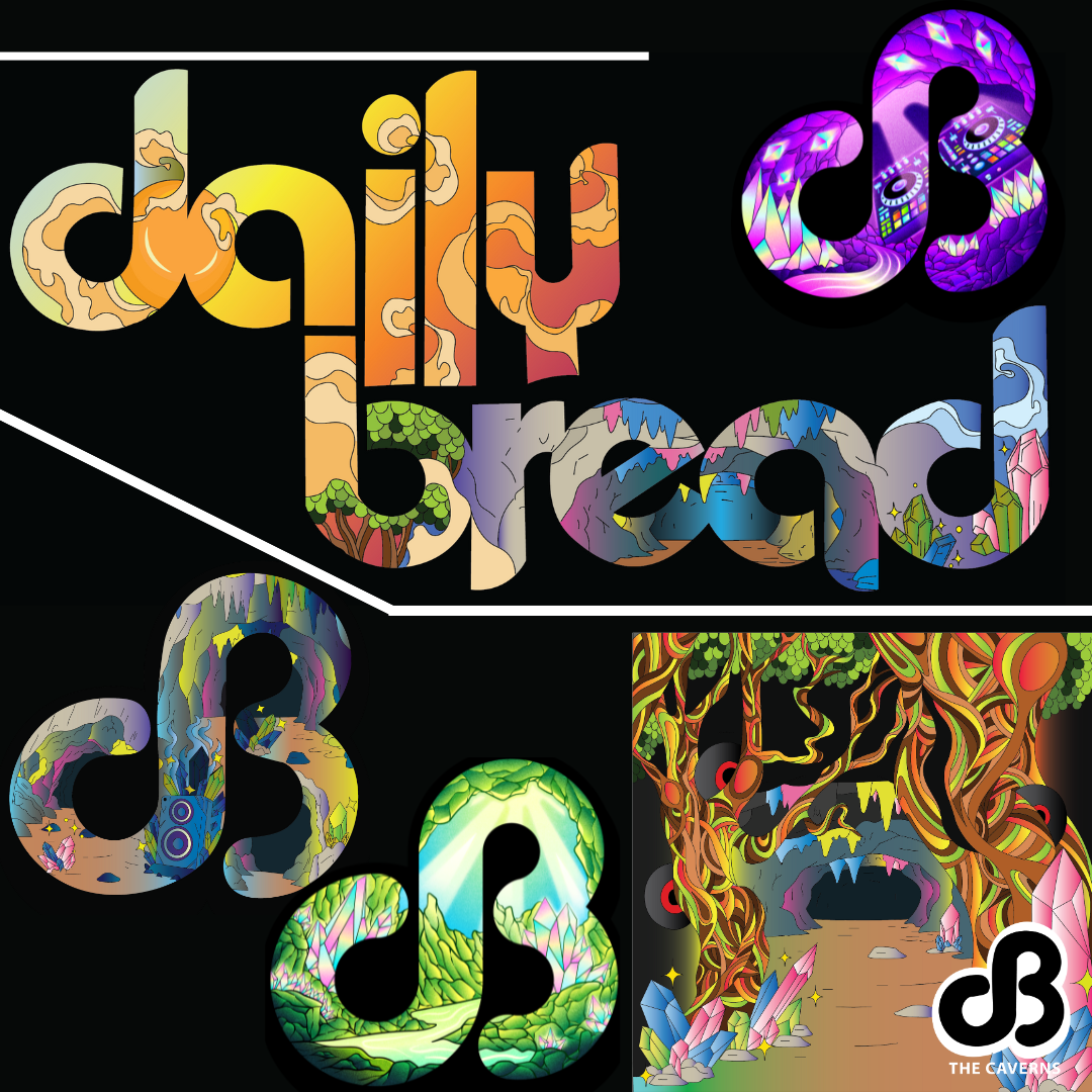 Daily Bread Caverns Sticker-Pack  [3D Embossed] [LE 100]
