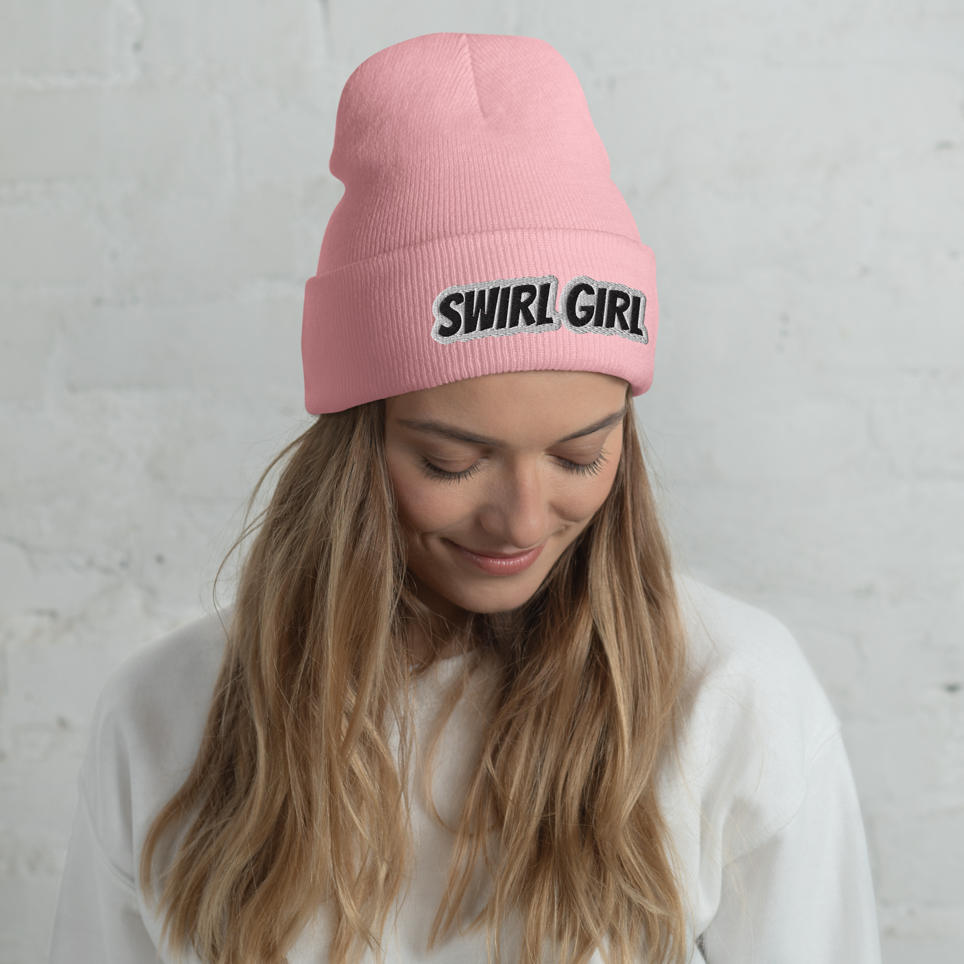 ニットキャップ・ビーニー SINOON STRIPE COLOR BLOCK BEANIE SOFT PINK SINOON] STRIPE COLOR BLOCK BEANIE (SOFT PINK) | もごつ