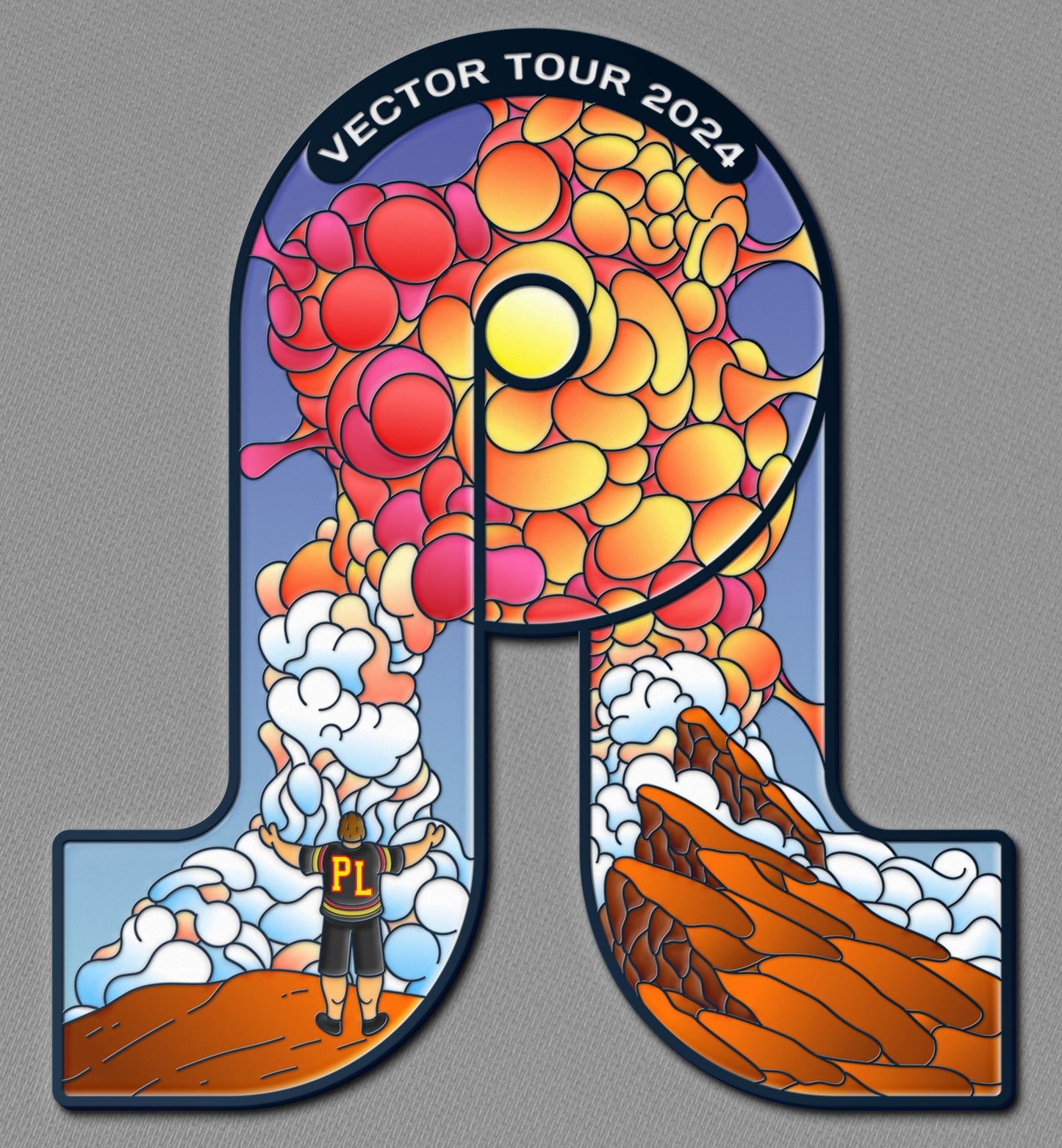 PL Vector Tour Pin + Sticker Bundle  [LE 150]