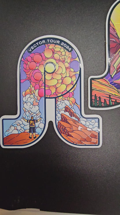 Red Rocks Sticker [Spot UV Enhanced]