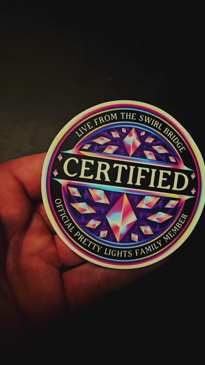 CERTIFIED STICKER